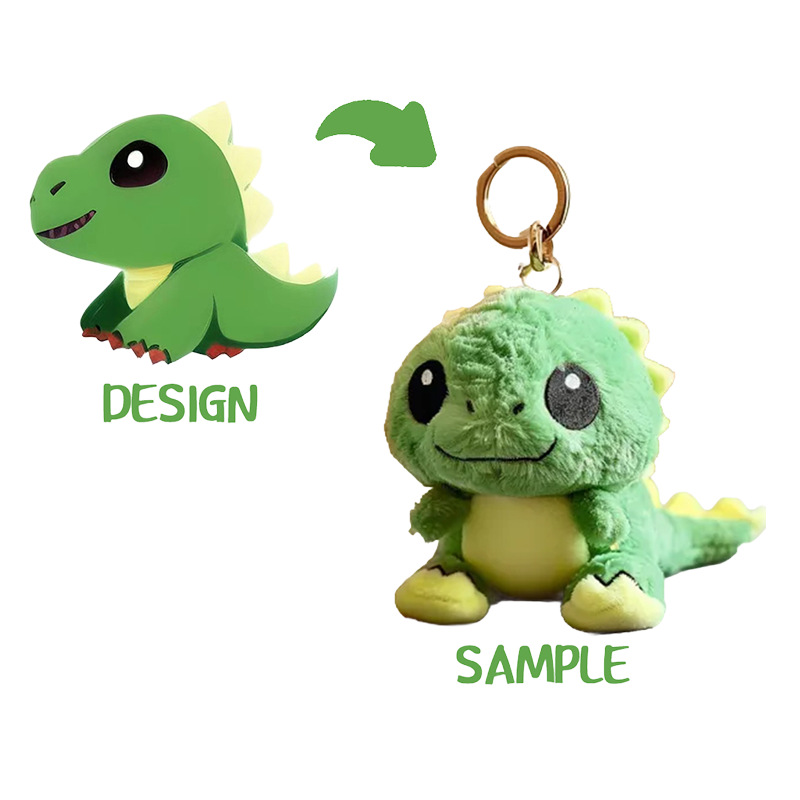 Prilagođeni plišani privjesci za ključeve